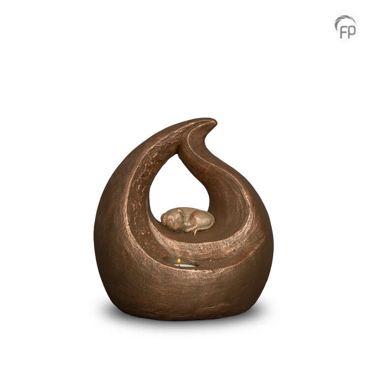 Geert Kunen Ceramic Pet Urn Bronze - UGK 227