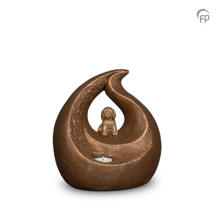 Geert Kunen Ceramic Pet Urn Bronze - UGK 228