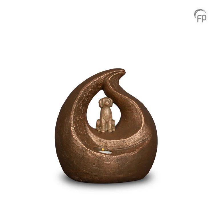  Geert Kunen Ceramic Pet Urn Bronze - UGK 229